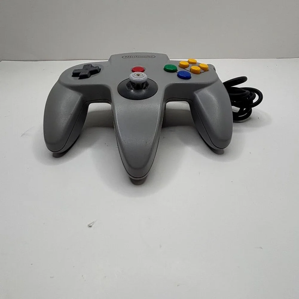 OEM Nintendo 64 Gray N64 Wired Official Classic Controller NUS-005 7/10 Stick